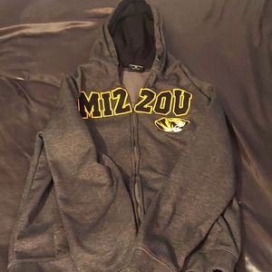 Mizzou zip up hoodie
